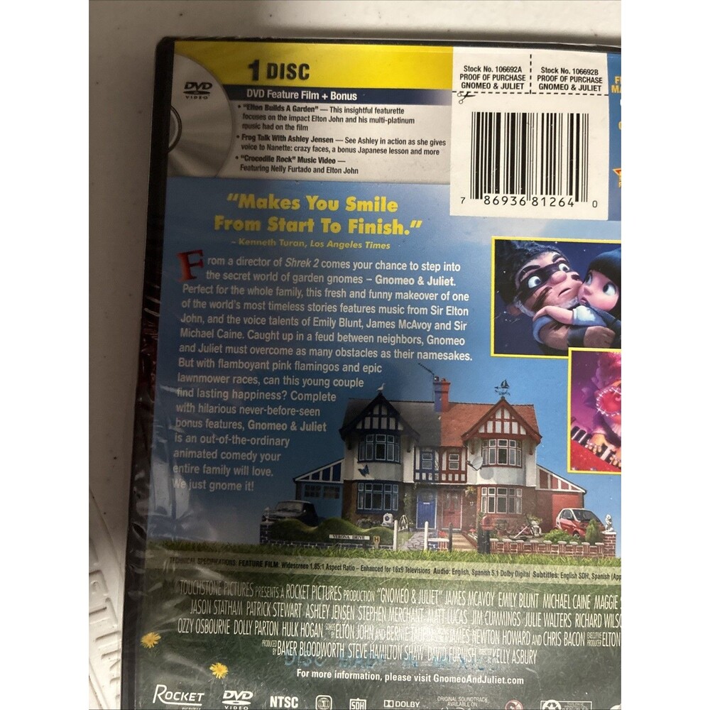 Gnomeo & Juliet (New DVD, 2011) - Picture 4 of 4